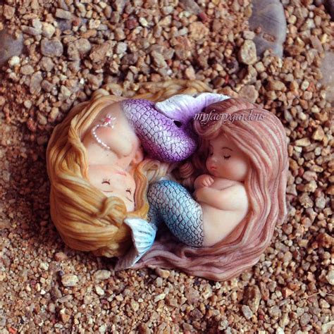 Sleeping Twin Mermaids Beautiful Little Sleeping Mermaid