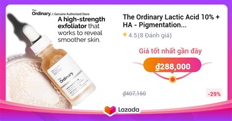 The Ordinary Lactic Acid 10 Ha Pigmentation Diminishes Acne Scars