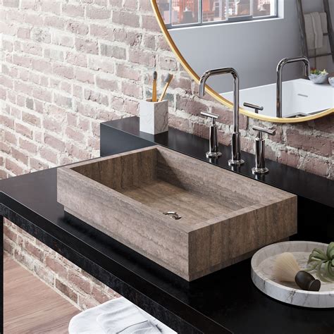 Vigo caramel above the counter round tempered glass vessel sink in chocolate swirl vg07035 by vigo. Sink & Faucet: Innovative And Professional Environments By ...