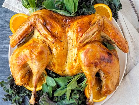 Spatchcock Turkey With Citrus Herb Dry Brine Casual Foodist