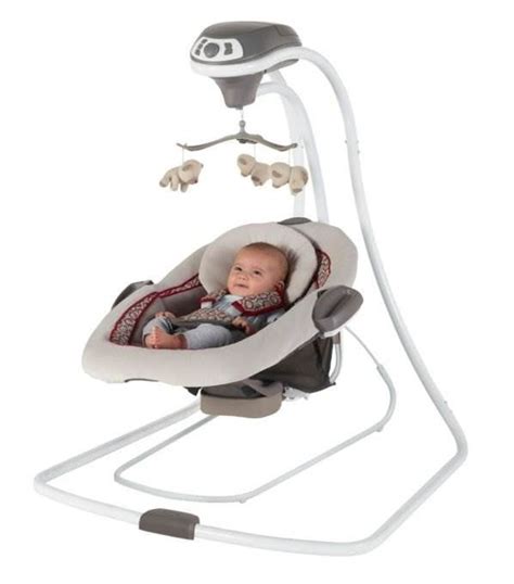 Graco Duetconnect Lx Infant Baby Swing And Bouncer Finley 1852653