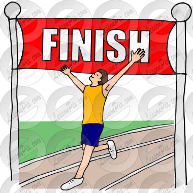 Race Clipart Finish Line