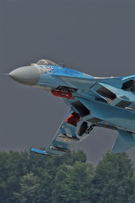 Wallpaper Su 27 Flanker Combat Aircraft Take Off 1920x1200 Hd Picture