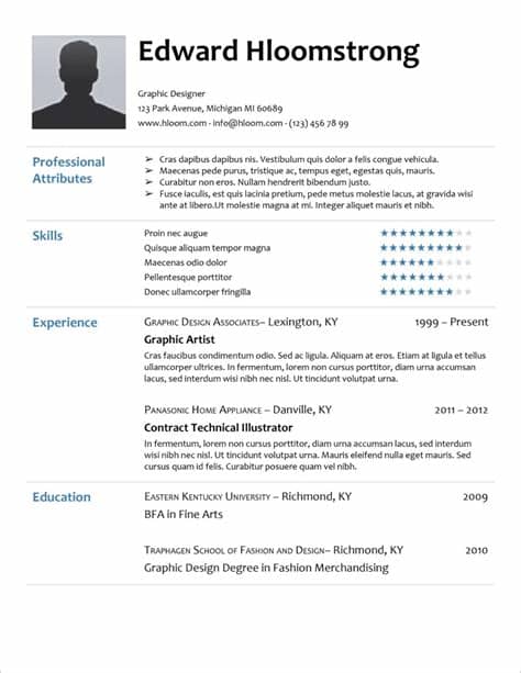 Free dark & light psd & word resume template, cover letter & portfolio design. 45 Free Modern Resume / CV Templates - Minimalist, Simple ...