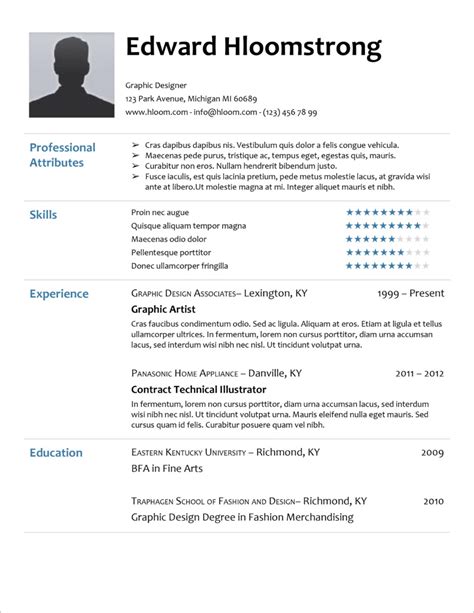 The work of the secretary was entrusted. 45 Free Modern Resume / CV Templates - Minimalist, Simple & Clean Design