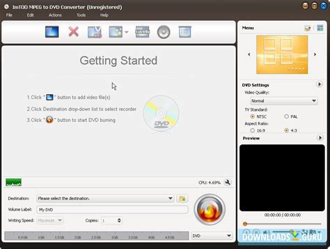 Download Imtoo Mpeg To Dvd Converter For Windows 1087 Latest Version