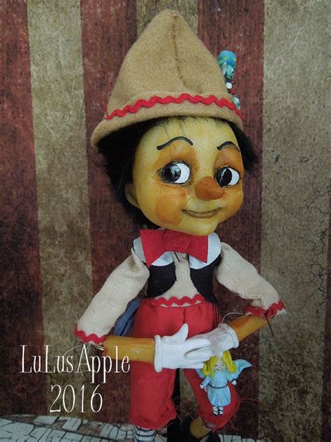 Pinocchio Wooden Boy Art Doll Ooak Lulusapple Etsy Muñecos Artísticos