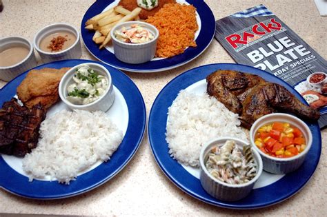 Dude For Food Blue Is Back The Racks Blue Plate Specials Return To