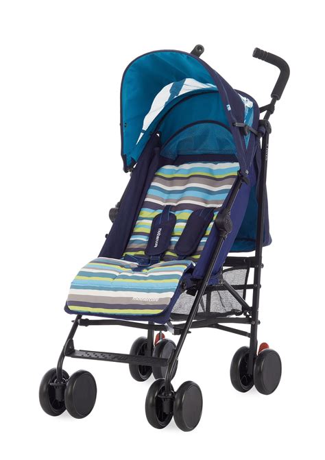 Mothercare Nanu Stroller Blue Stripes Buggies And Strollers