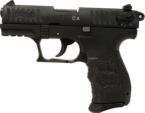 Walther P22 Ca Compliant 22lr 342 10 Rounds Blac Semi Auto Pistols