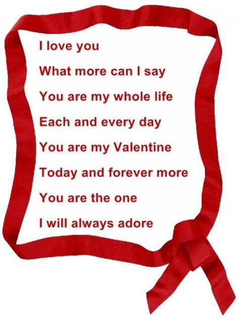 Romantic Valentine Poems Valentines Day Poems Valentines Day Quotes