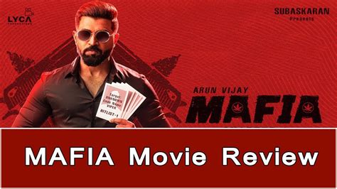 Mafia chapter 1 movie cast: MAFIA Movie Review | Arun Vijay, Prasanna | Priya Bhavani ...