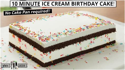 Minute Ice Cream Birthday Cake Soft Chocolate Cake W Softy Ice Cream Ice Cream Cake