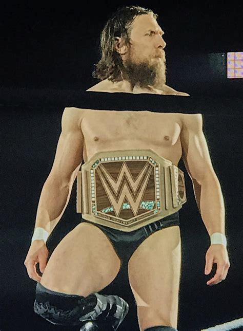 Wwe Live Vancouver Our Glorious Vegan Champion Daniel Bryan With His New Championship Belt Just
