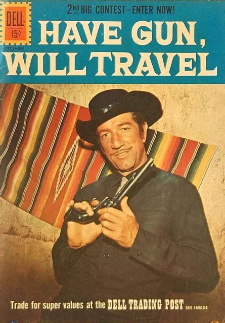 1961 Have Gun Will Travel Paladin Richard Boone Original Dell Comic