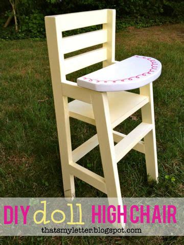 Find great deals on ebay for high chair decorations. That's My Letter: DIY Doll High Chair