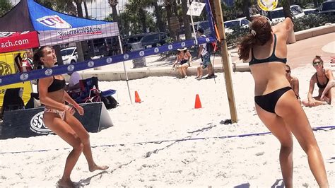 Beach Volleyball Women Amateur Divisions Game 6 Clearwater Beach Fl 2019 Youtube