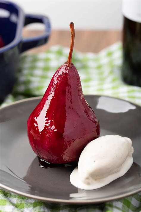 Red Wine Poached Pears The Missing Lokness Recipe Wine Poached Pears Wine Desserts Pear