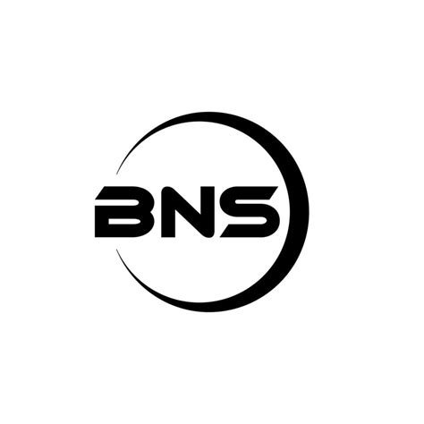 Bns Letter Logo Design In Illustration Vector Logo Calligraphy