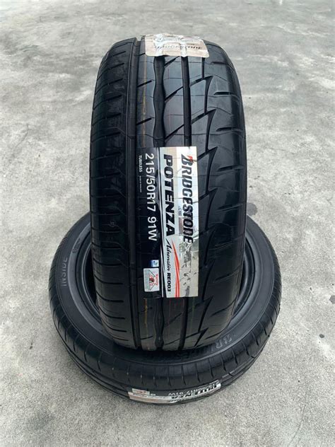 215/50/17 BRIDGESTONE Potenza RE003, Car Accessories ...