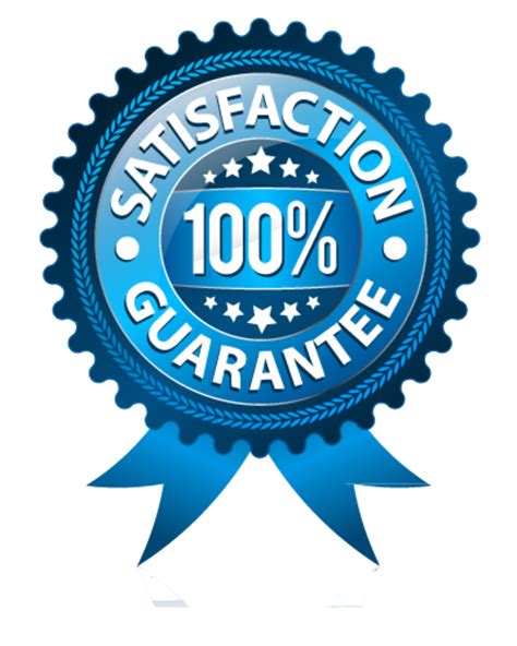 100 Satisfaction Guarantee Png Clip Art Library