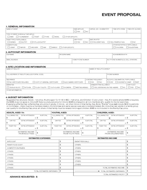 When christmas comes, please eat and be merry; Event Proposal Form Free Download