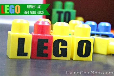 Diy Lego Alphabet And Sight Word Blocks Living Chic Mom