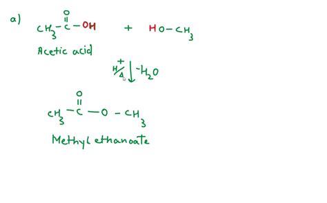 Solved Draw The Structural Formula For Each Alcohol And Acid Iupac