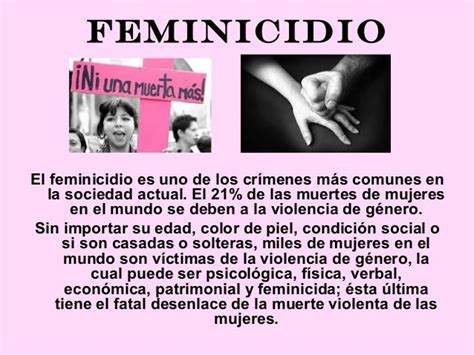 Feminicidio Significado Causas Tipos Y Caracteristicas El Feminismo Images