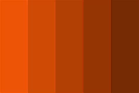Kasaandra Orange Shades Color Palette