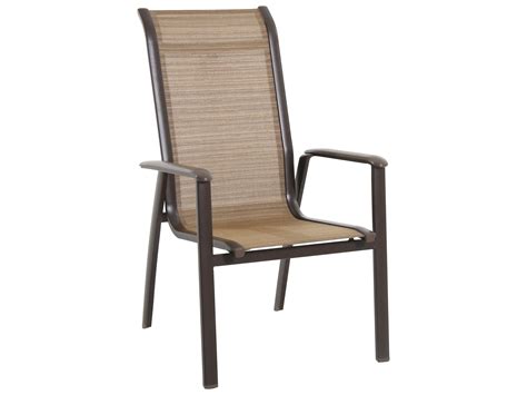 Sling chairs are a comfortable sitting option for your outdoor deck or patio. Sunvilla Florence Sling Aluminum Chair Stackable in ...