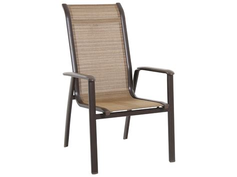 Sling patio chairs offer comfort in. Sunvilla Florence Sling Aluminum Chair Stackable in ...