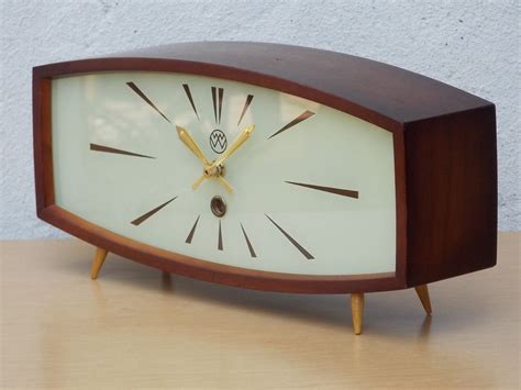Mid Century Desk Clock 41 Mid Century Modern Clocks To Accessorize