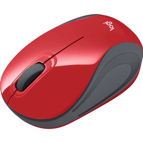 Logitech M187 Wireless Ultra Portable Mouse Red 910 002727 Bandh