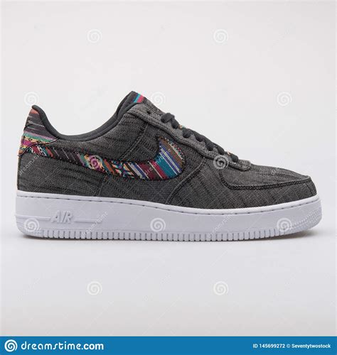 Nike Air Force 1 07 Lv8 Black White And Grey Sneaker Editorial