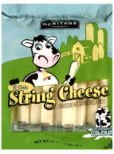 Fresh mozzarella is generally white but may vary seasonally to slightly yellow depending on. American Heritage® Mozzarella String Cheese Reviews 2020