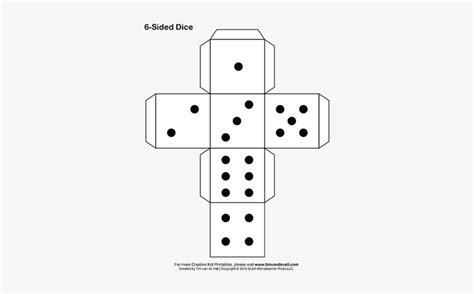 7 Best Images Of Printable Dice Template With Dots Dice 1 Clipart
