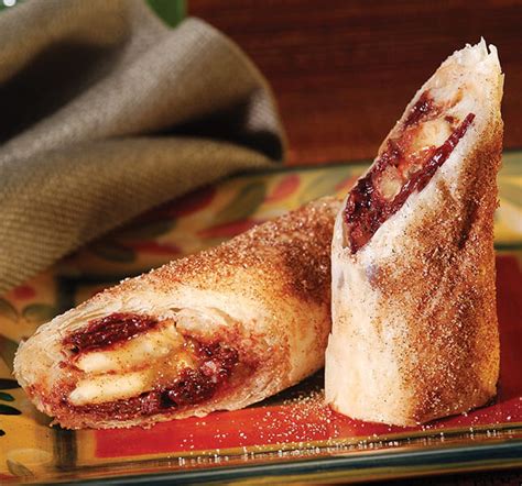 7 easy, fabulous phyllo dough recipes! Athens Foods | Chocolate Phyllo Chimichanga - Athens Foods