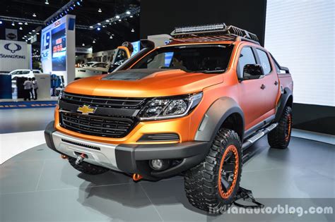Chevrolet Colorado Xtreme - 2016 Bangkok Live Chevrolet has blown the wraps off the colorado xtreme, a thinly disguised study for the upcoming facelift of the international version of gm's pickup truck, at the 37th bangkok international motor show.