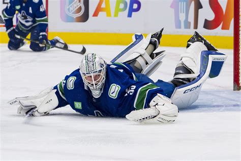 scenes from morning skate demko set to shoot down stars while joshua returns to canucks lineup