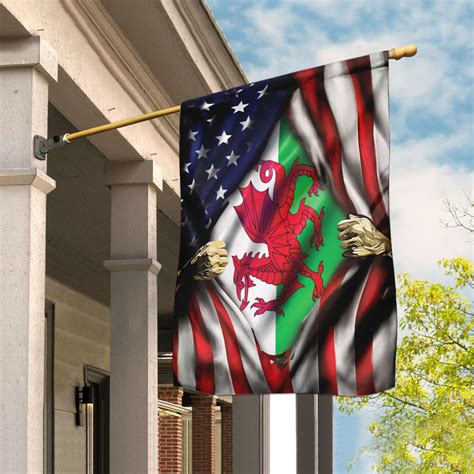 Welsh American Flag Flagwix