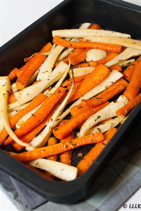 Kerst Wortel en pastinaak uit de oven Parsnips Vegan Foods Light
