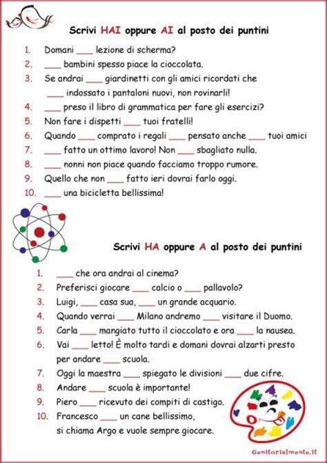 Oggi proponiamo le schede da scaricare con gli esercizi sull'uso dell'h. Esercizi sull'uso dell'h: schede da scaricare gratis ...