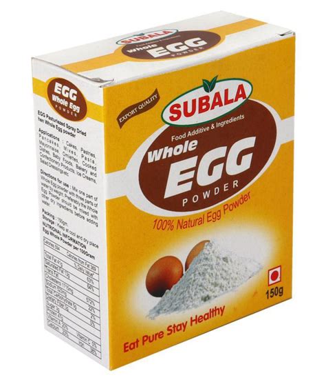Subala Whole Egg Powder 150 Gm Buy Subala Whole Egg Powder 150 Gm At