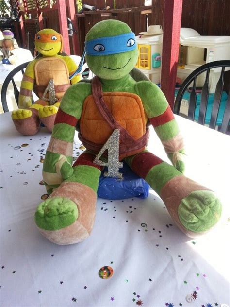 Ninja turtle centerpiece | Ninja turtle theme, Ninja turtle party