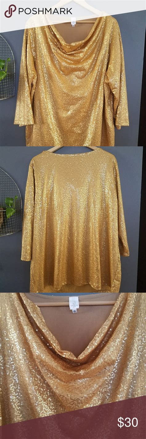 Sophisticated Gold Sequin Blouse Gorgeous Blouses Gold Sequin Blouse Clothes Design