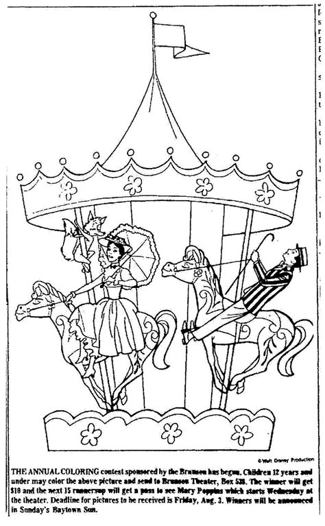 Print 13 pages of free printable mary poppins returns coloring pages and activity sheets. Mary Poppins Coloring Page - Coloring Home