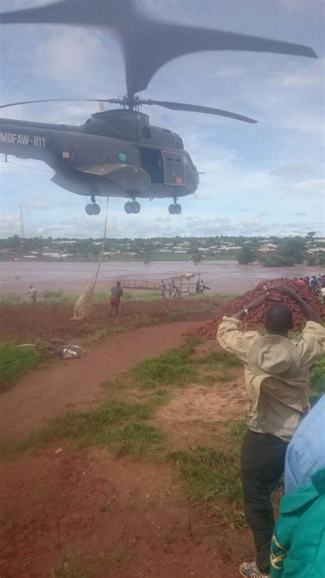 Misery For Lilongwe With Floods Malawi Army Helicopter Rescues