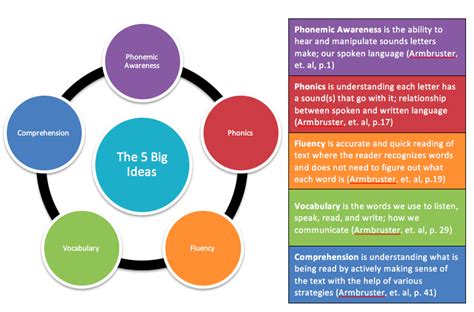 5 components of reading instruction
