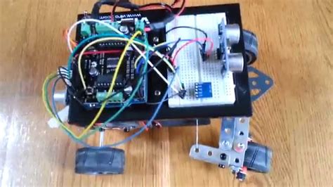 Arduino Robot Car Autonomous Driving And Obstacle Avoidance Test Youtube